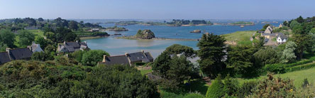 Vue panoramique l'île de Bréhat