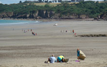 La plage de Bréhec